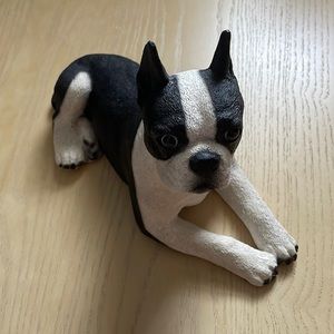 Boston terrier sculpture